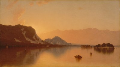 Isola Bella no lago Maggiore, 1871. de Sanford Robinson Gifford