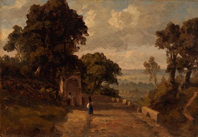Perto de Ariccia, Itália de Sanford Robinson Gifford