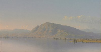 No rio Hudson de Sanford Robinson Gifford