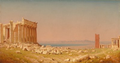 Ruínas do Partenon de Sanford Robinson Gifford