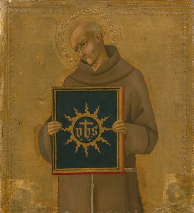 São Bernardino, 1450-60. de Sano di Pietro