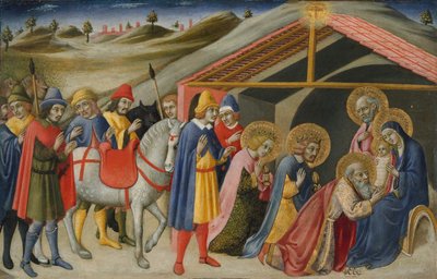 A Adoração dos Magos, ca. 1470 de Sano di Pietro
