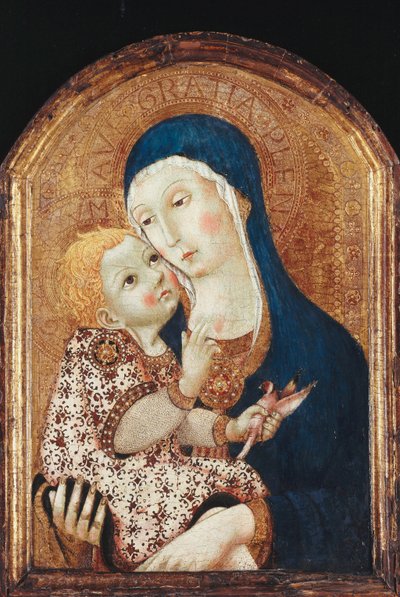 A Madonna e a Criança de Sano di Pietro