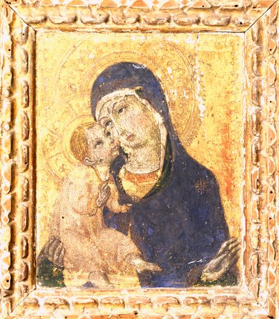 Madonna with Child de Sano Di Pietro (1406-1481), segunda metade do século XV de Sano di also Ansano di Pietro di Mencio Pietro