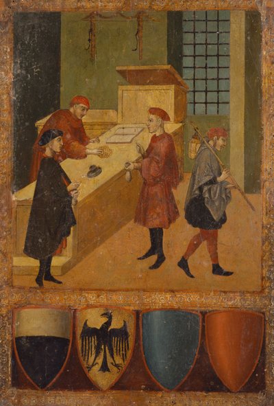 Pagamento dos empregados da cidade de Sano di also Ansano di Pietro di Mencio Pietro