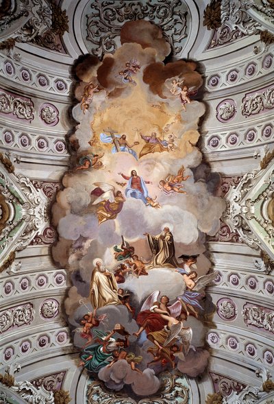 A glória de São Romualdo (fresco de Sante Pacini