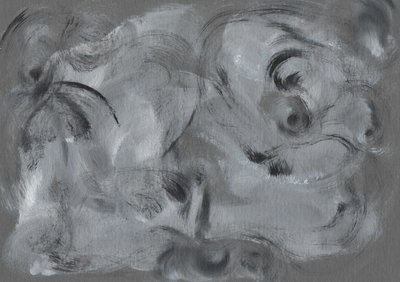 Espirais cinzentas abstratas de Santhosh ch