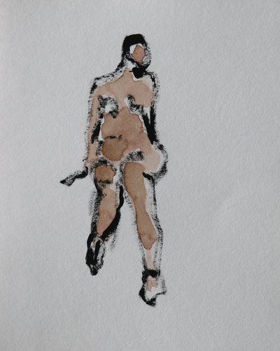 Figura nua abstrata de Santhosh ch