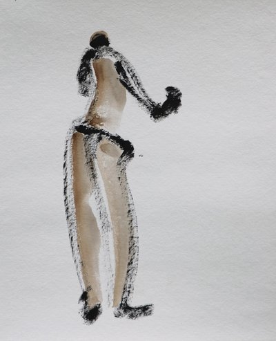 Figura nua abstrata de Santhosh ch