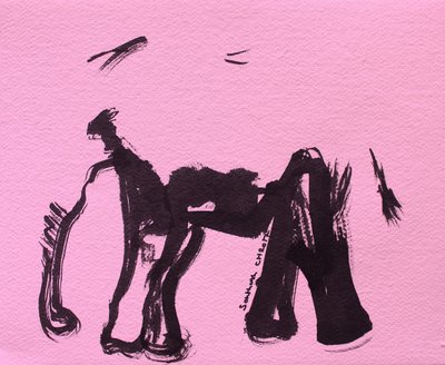 Ousado elefante cor-de-rosa de Santhosh ch