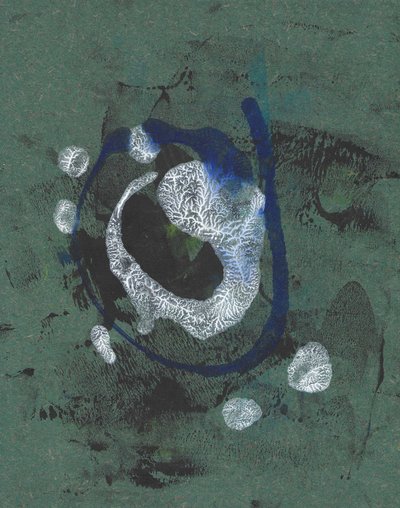 Redemoinho fractal verde-escuro de Santhosh ch