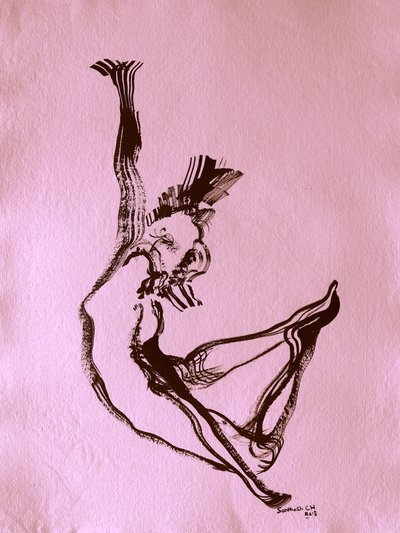 Forma dançante expressiva de Santhosh ch