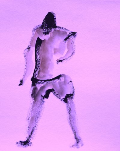 Movimento Roxo Expressivo de Santhosh ch