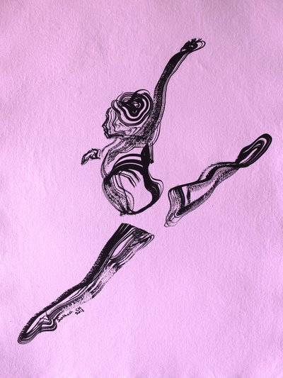 Fluido salto de bailado de Santhosh ch