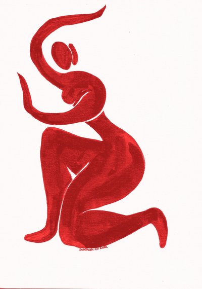 Nu vermelho fluido de Santhosh ch