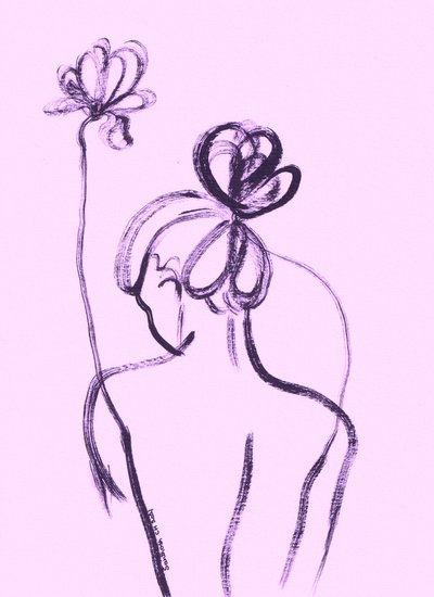 Graciosa mulher floral de Santhosh ch