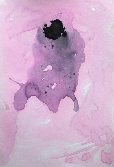 Fluxo abstrato de tinta rosa de Santhosh ch