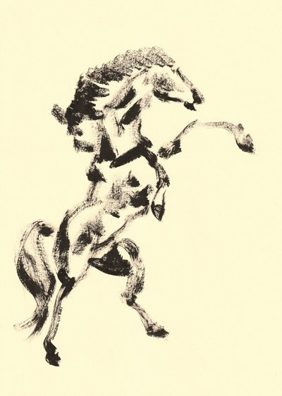 Poderoso cavalo empinado de Santhosh ch
