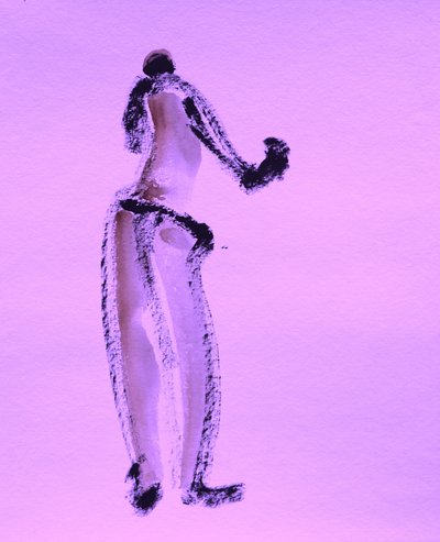 Figura «Purple Gesture» de Santhosh ch