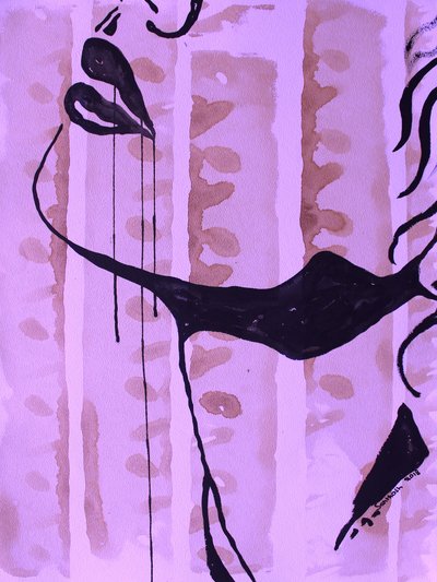 Retrato abstrato sensual de Santhosh ch