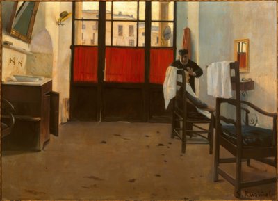 O cabeleireiro Puigcerdà de Santiago Rusiñol
