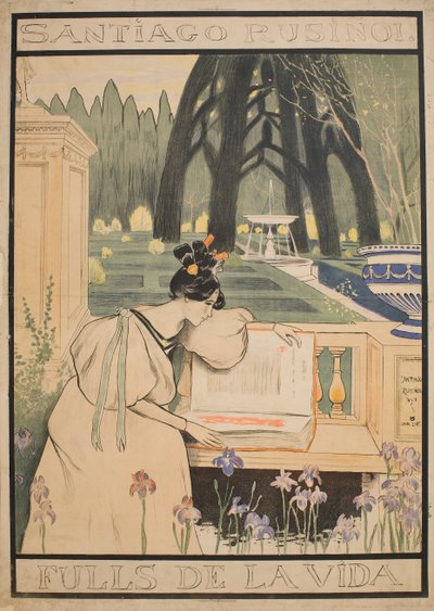 Folhas de vida de Santiago Rusiñol