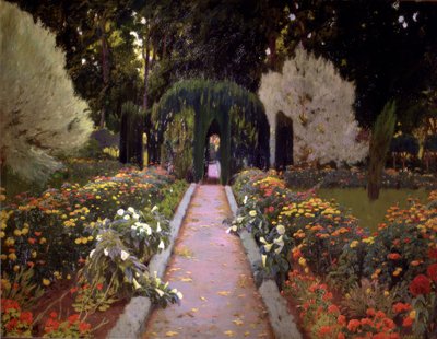 Jardins de Aranjuez (The Arbour) de Santiago Rusiñol