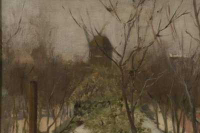 Parque von Moulin de la Galette de Santiago Rusiñol