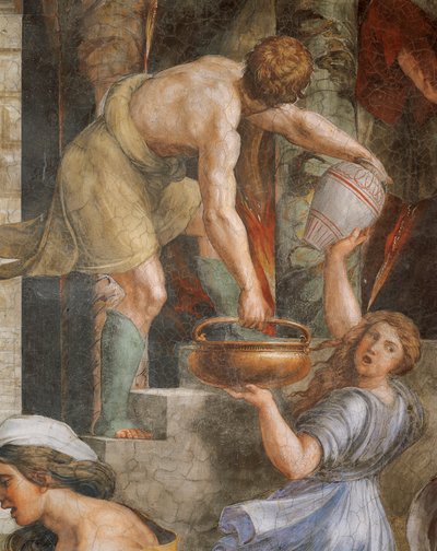 Fogo no Borgo de Sanzio of Urbino (workshop) Raphael