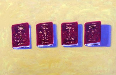 Quatro passaportes de Sara Hayward