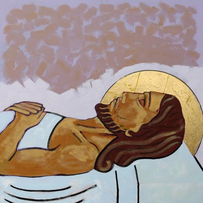Jesus é colocado no túmulo de Sara Hayward