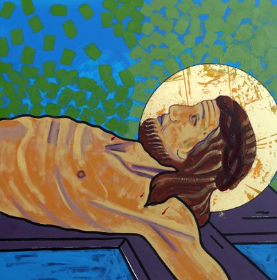 Jesus é pregado na cruz de Sara Hayward