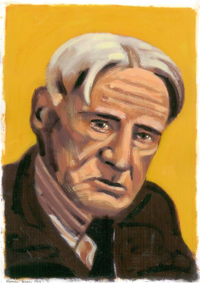 Norman Douglas, 2008 (óleo sobre papel) de Sara Hayward