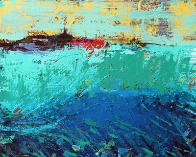 Som de Iona II (acrílico sobre tela) de Sara Hayward