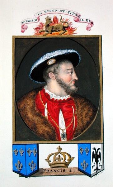 Retrato de François I Rei de França (1494-1547) de 