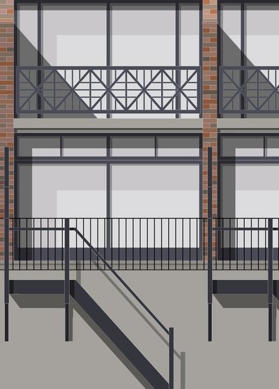 Mallard Place, 2018 (digital) de Sarah Evans