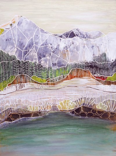 Lago Geométrico da Montanha de Sarah Fitzgerald