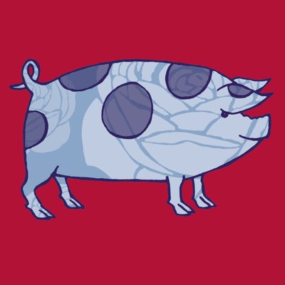 Piddle Valley Pig, 2005 (digital) de Sarah Hough