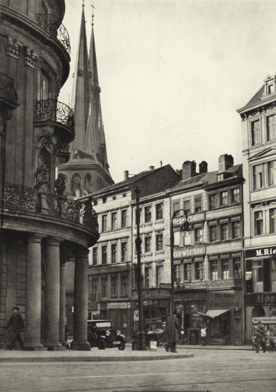 Berlim: Vista da Poststrasse; A Poststrasse (foto a p/b) de Sasha Stone