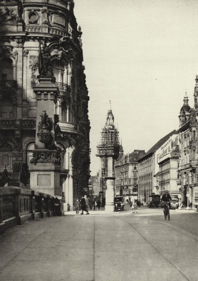 Berlim: Kaiser Wilhelm-Brucke (foto a p/b) de Sasha Stone