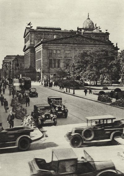 Berlim: Schauspielhaus (foto a p/b) de Sasha Stone