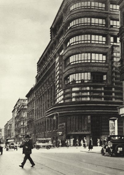 Berlim: Casa Editora Mosse; Edifício Mosse (foto a p/b) de Sasha Stone