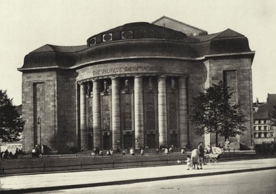 Berlim: Volksbuhne (foto a p/b) de Sasha Stone