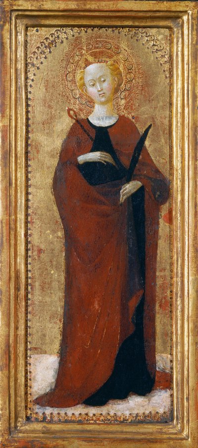 Santa Apolônia, c. 1435. de Sassetta