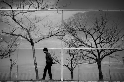 Reflexão Urbana Solitária de Satoshi Hata