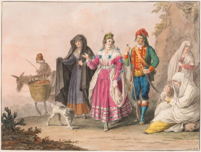 Trajes da Sicília de Saverio della Gatta
