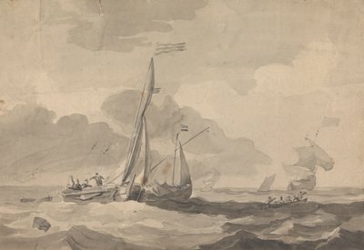 Barcos no mar de Sawrey Gilpin