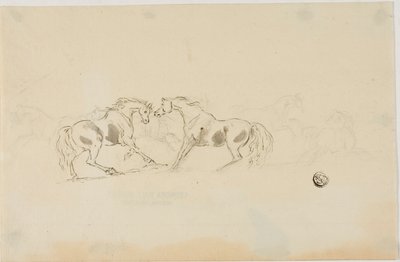 Cavalos brigando de Sawrey Gilpin