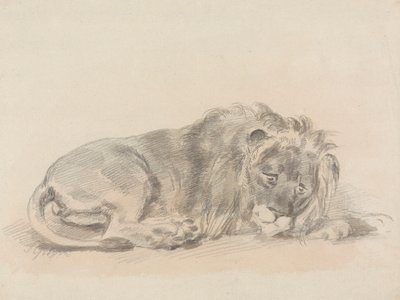 Leão deitado de Sawrey Gilpin