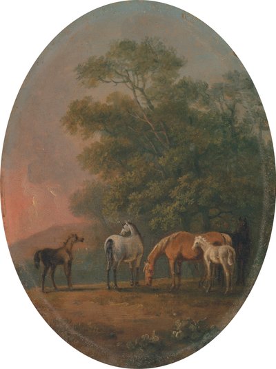 Éguas e Potros [1795, Royal Academy of Arts, Londres, catálogo da exposição] de Sawrey Gilpin